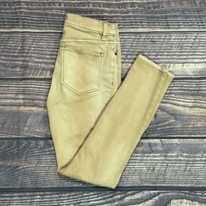 Free People Great Height‎ Cropped Skinny Jeans Camel Color Women's Size 25